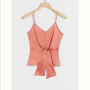 Anthropologie tied waist tank top